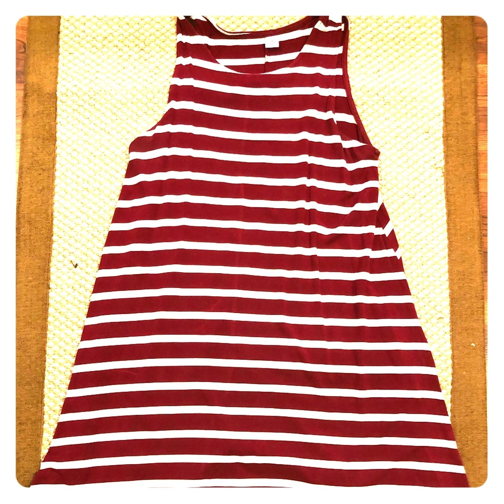 Striped Sleeveless Dress
